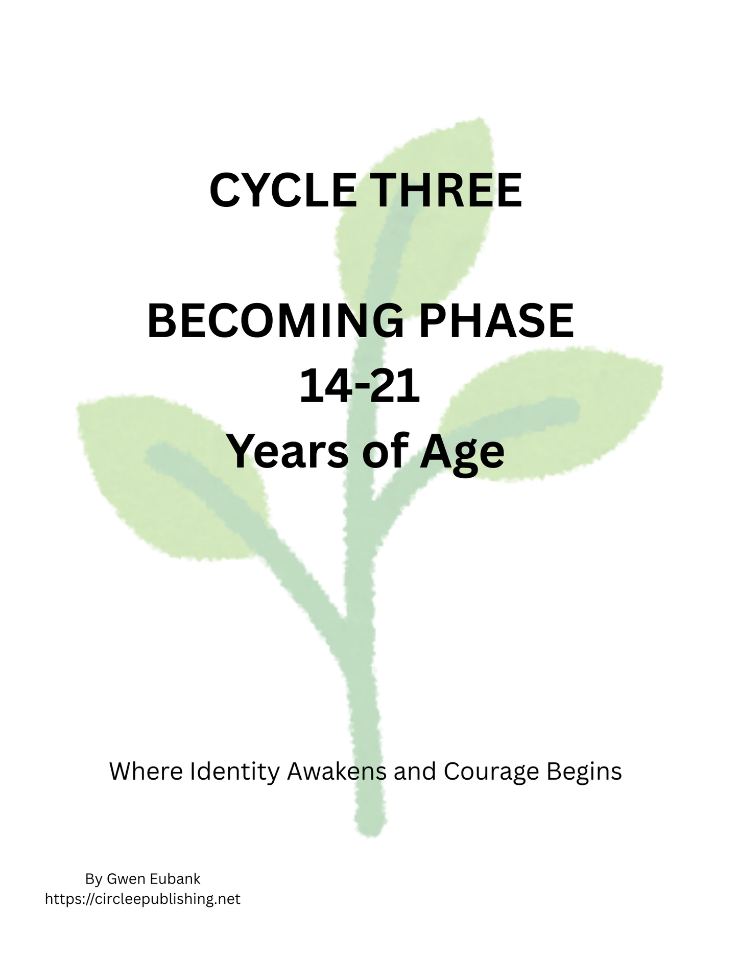 D Cycle Three, Ages 14-21   Digital Download /  PDF