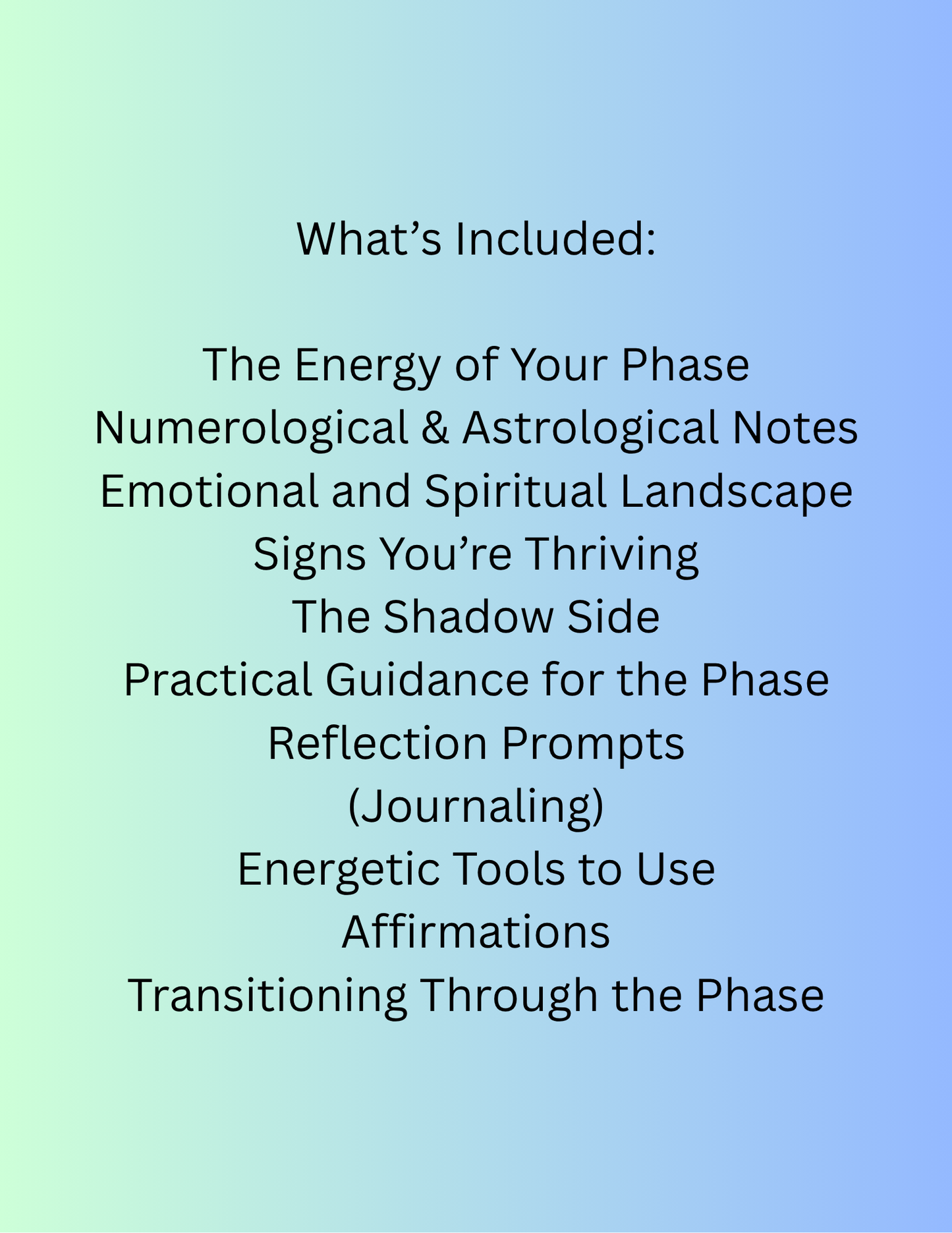 G Cycle Six, Ages 35-42  Digital Download  / PDF