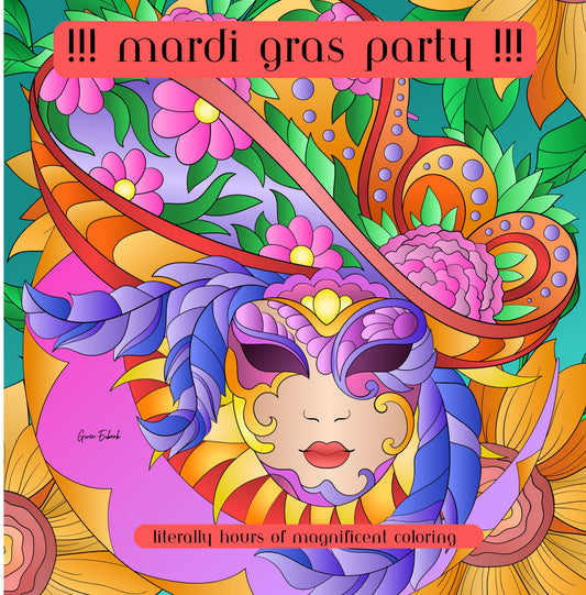 Mardi Gras Coloring Book